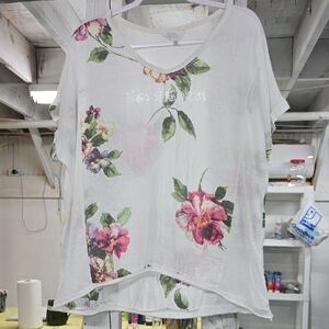 Coral Bay Linen Blouse